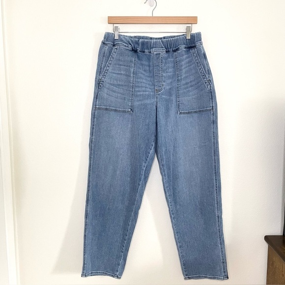Madewell Relaxed Pull On Jeans Large Tall - Picture 3 of 13